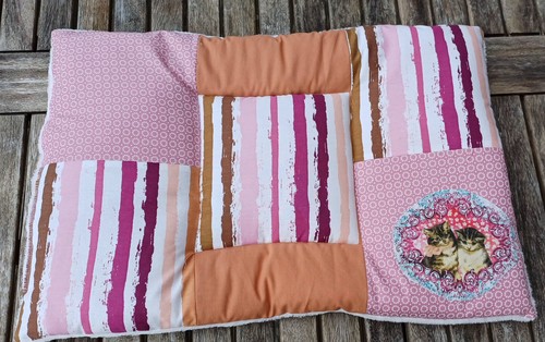 Katzenkissen handarbeit 5cm - handarbeit,